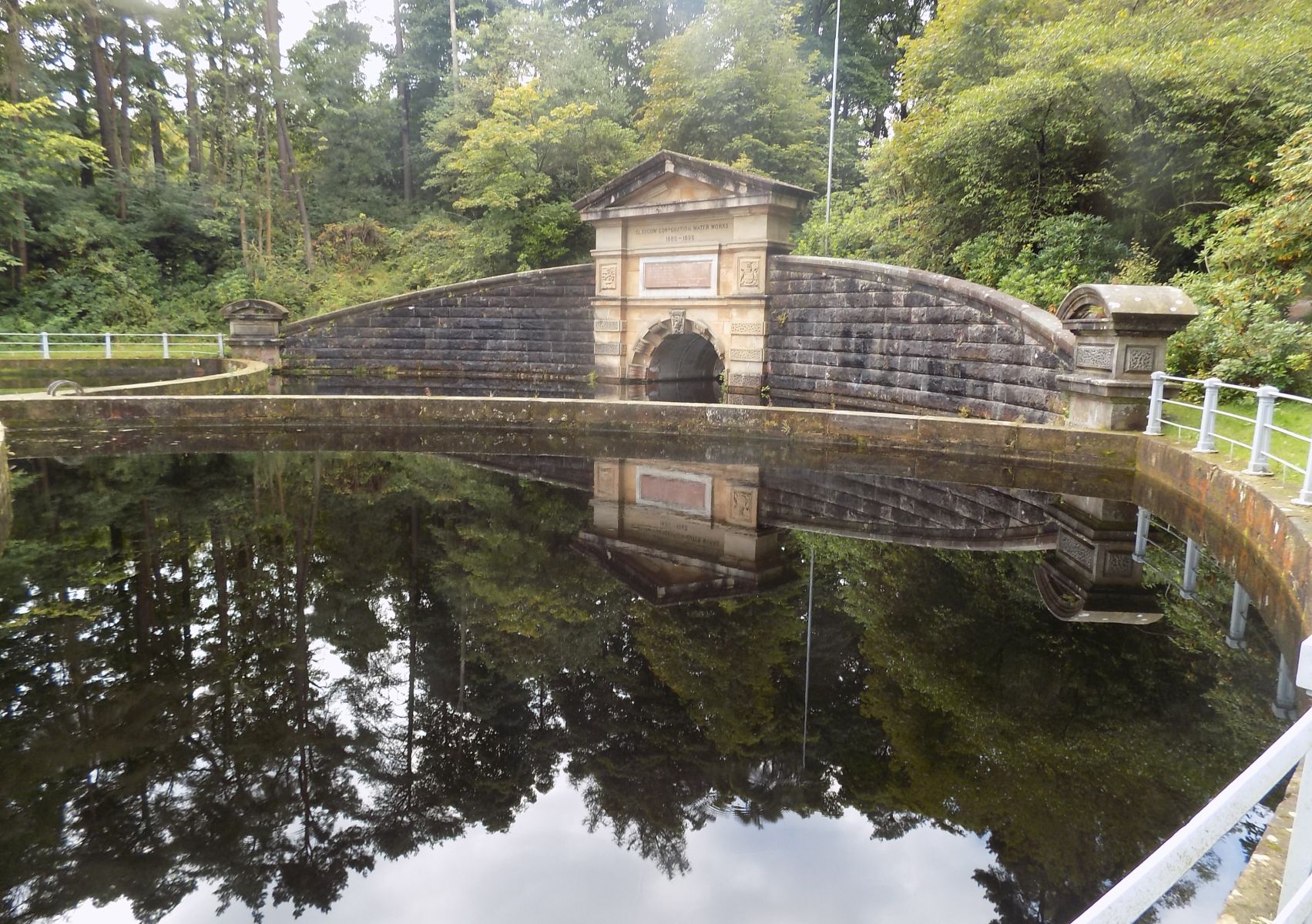 Water inflow tunnel at Craigmaddie Reservoir