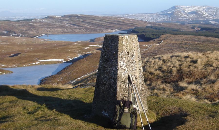 Campsie Fells from Trig Point on Duncolm