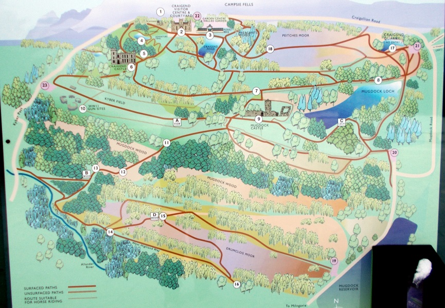 Map of Mugdock Country Park