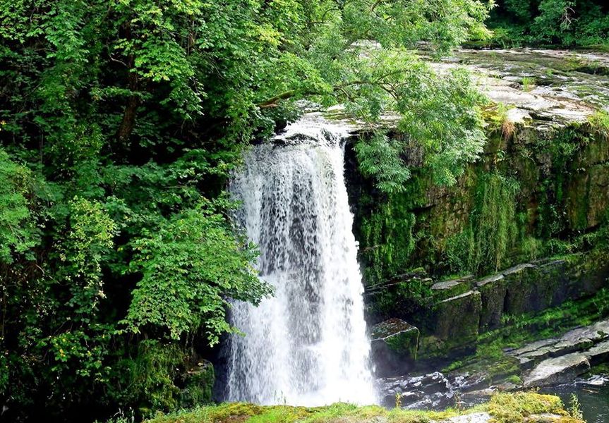 Bonnington Linn on the River Clyde in Scotland