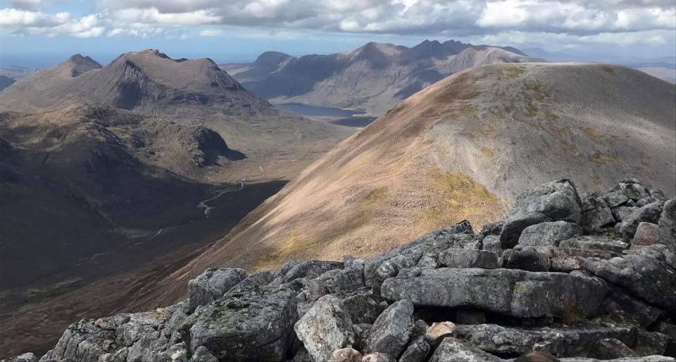 Fisherfields from Mullach Coire Mhic Fhearchair