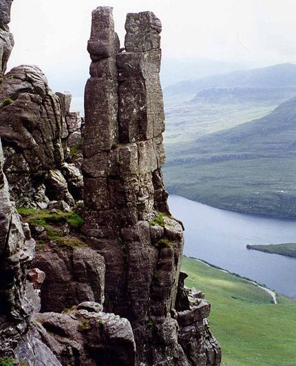 Lobster Claw on Stac Pollaidh in Wester Ross in the NW Highlands of Scotland