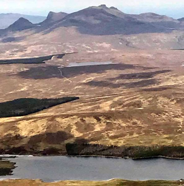 Ben Loyal from Ben Klibreck in Highlands of Northern Scotland