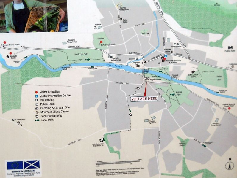 Map of Peebles