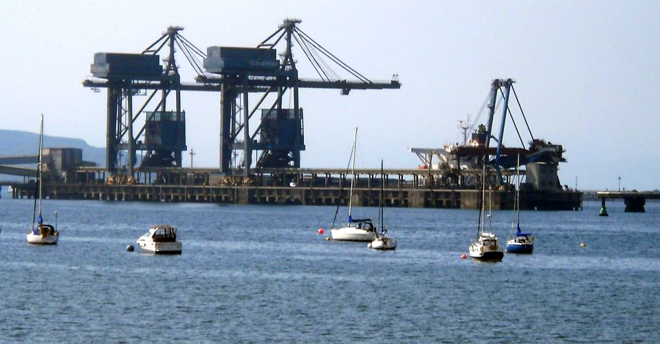 Hunterston Terminal from Fairlie