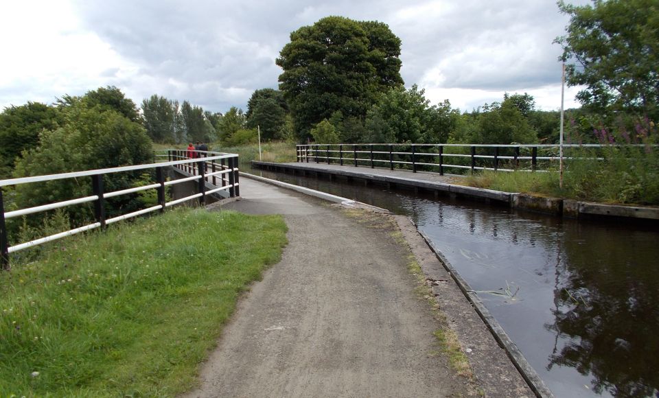 Avon Aqueduct for Union Canal from Heritage Trail in Muiravonside Country Park