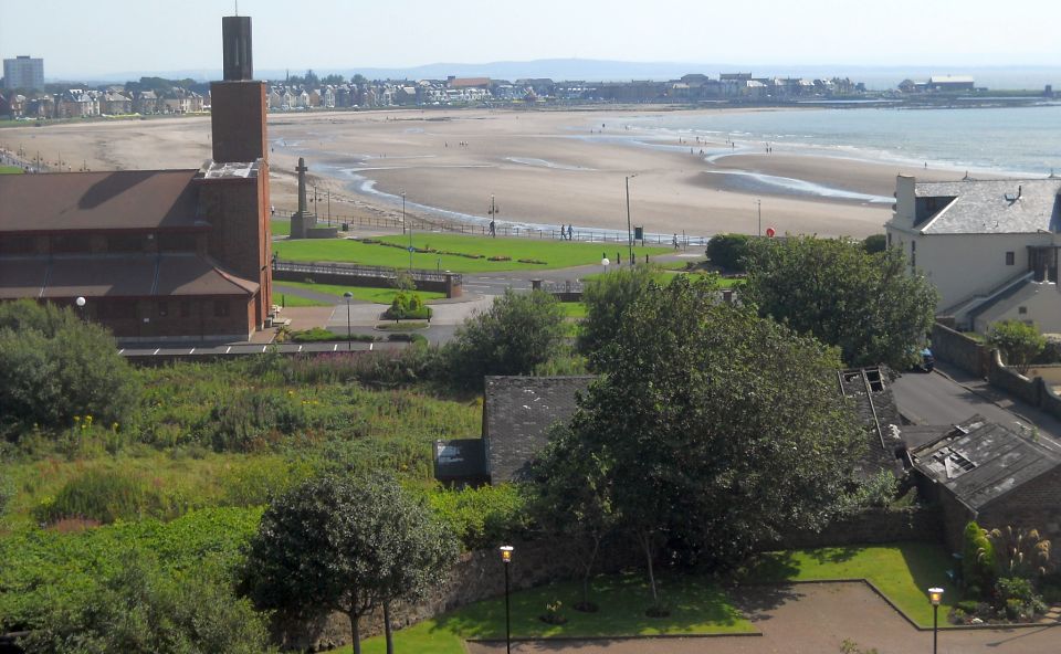 South Bay Beach from Castle Hill in Ardrossan