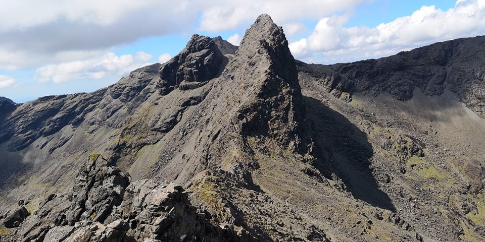 Bruach na Frithe and Am Bhasteir from Sgurr nan Gillean on the Skye Ridge