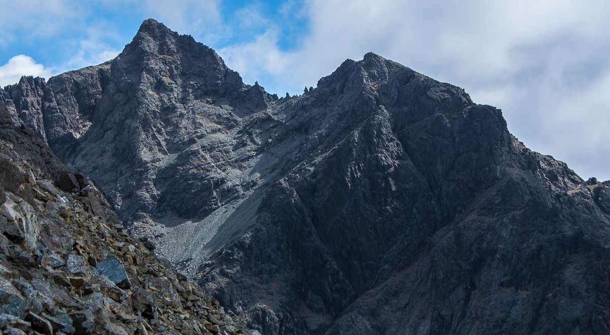 Sgurr Alasdair and Sgurr Sgumain on the Island of Skye