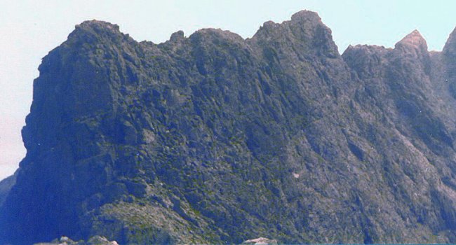 Sgurr Mhic Choinnich on the Skye Ridge in the Western Isles of Scotland