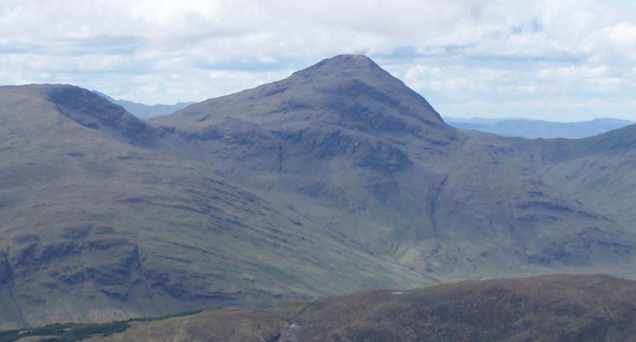 Ben Oss from above Tyndrum