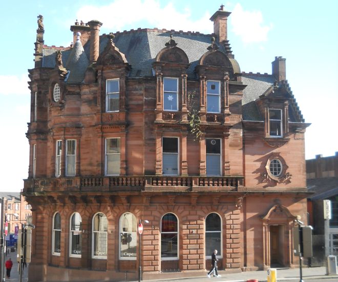 Red Sandstone Building in the Corn Exchange