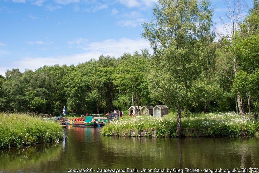 Causewayend Basin on the Union Canal