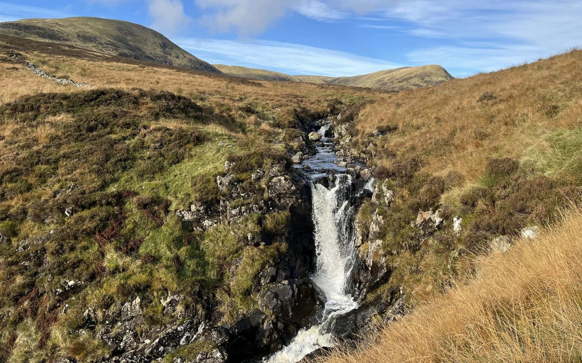 Tail Burn on trail to Loch Skeen