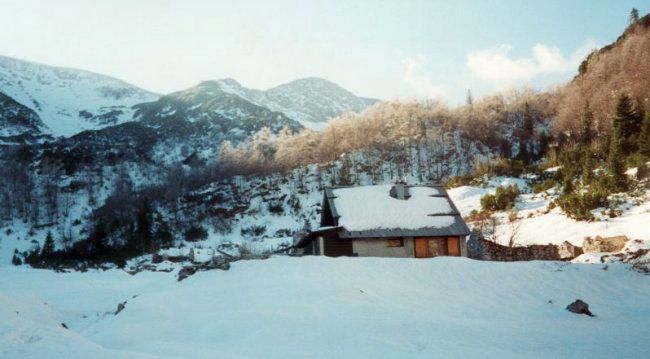 Snowbound Alpine Meadows of Suha in the Julian Alps of Slovenia