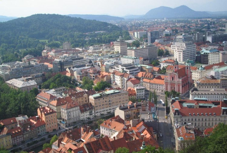 Ljubljana - capital city of Slovenia