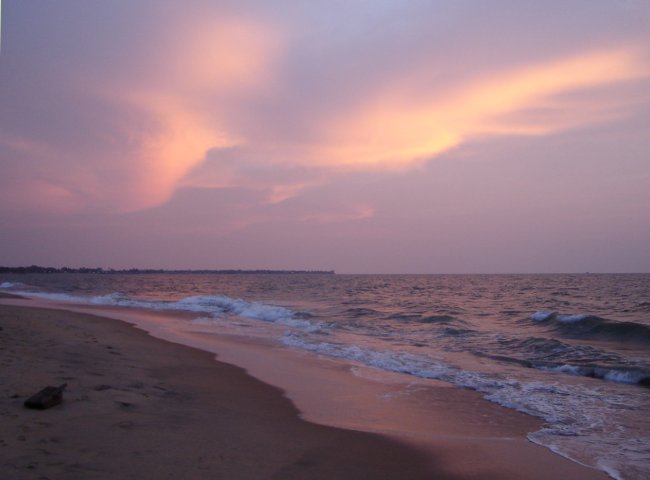 Sunset at Negombo Beach