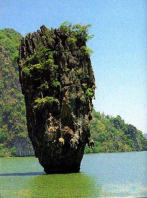 James Bond Island in Phang Nga Bay in Southern Thailand