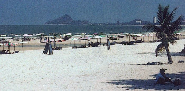 Beach at Hua Hin in Southern Thailand