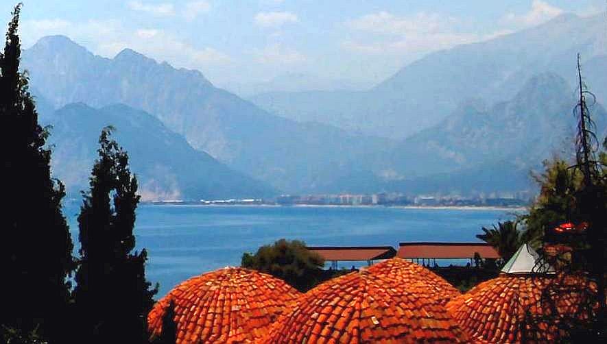 Taurus Mountains from Antalya in Turkey