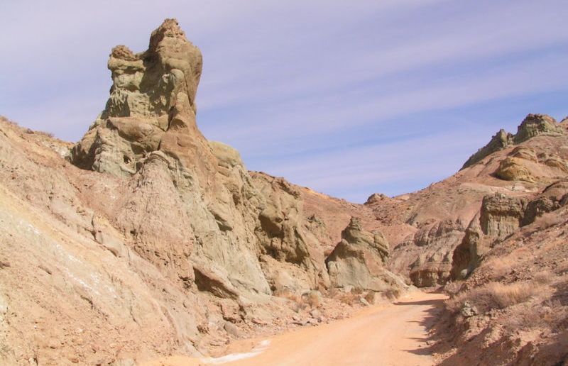 Erosion in Rainbow Basin