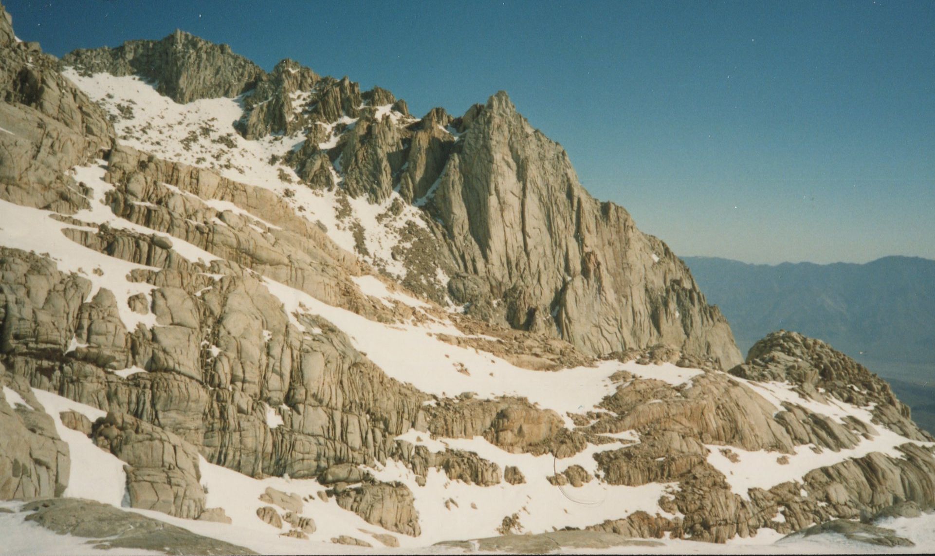 On springtime ascent of Mount Whitney