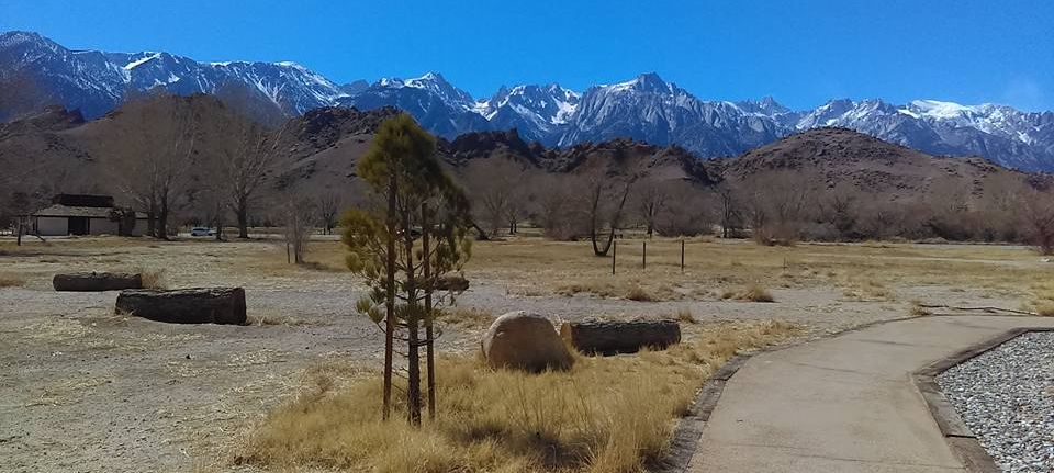 Sierra Nevada on approach to Mt. Whitney from Owen's Valley