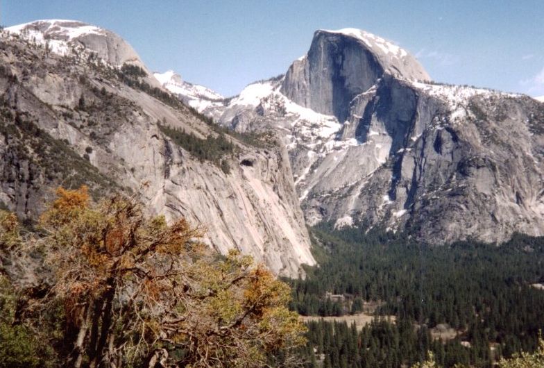 Half Dome in Yosemite Valley