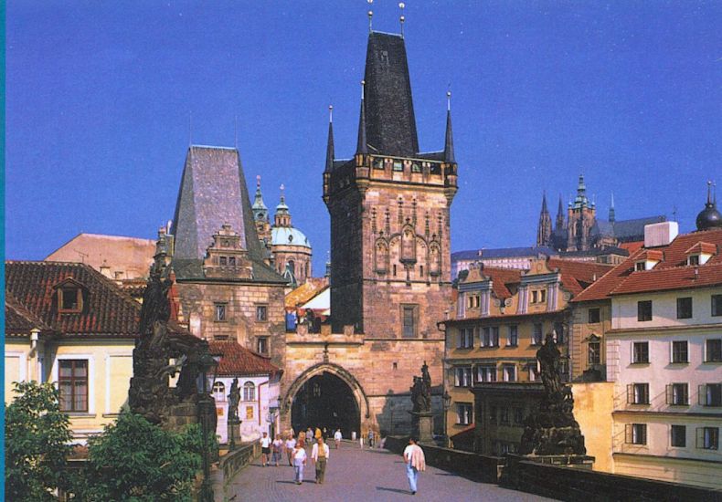 Charles Bridge in Prague in Czech Republic