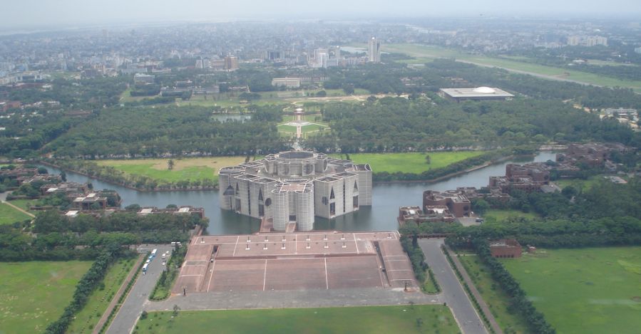 Parliament Building in Dhaka