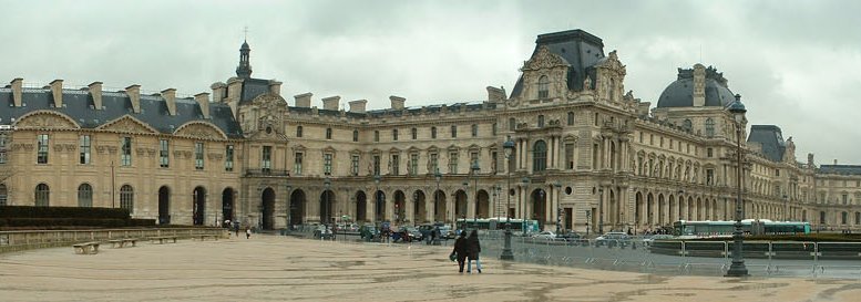 The Louvre Museum ( Muse du Louvre ) and Art Gallery in Paris