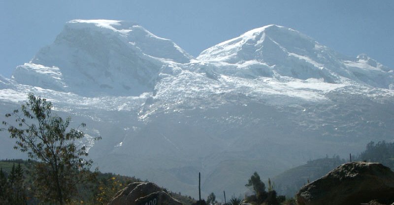 Huascaran - 6768 metres - The highest tropical mountain in the world and the highest in the Peruvian Andes