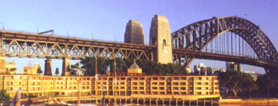 Harbour Bridge at Sidney, Australia