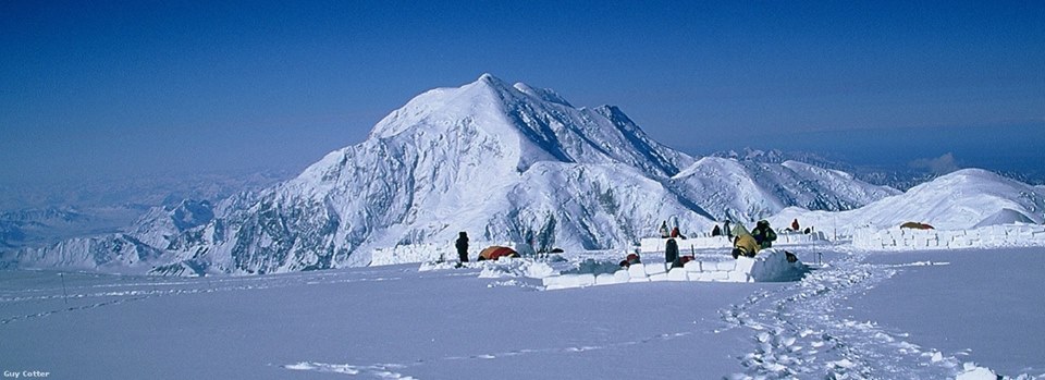 Denali ( Mount Mckinley ) in Alaska - the highest mountain in the USA and North America